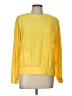 Chaus 100% Polyester Yellow Long Sleeve Blouse Size 12 - photo 1