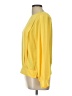 Chaus 100% Polyester Yellow Long Sleeve Blouse Size 12 - photo 5
