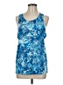 Nike 100% Polyester Blue Sleeveless Top Size M - photo 1
