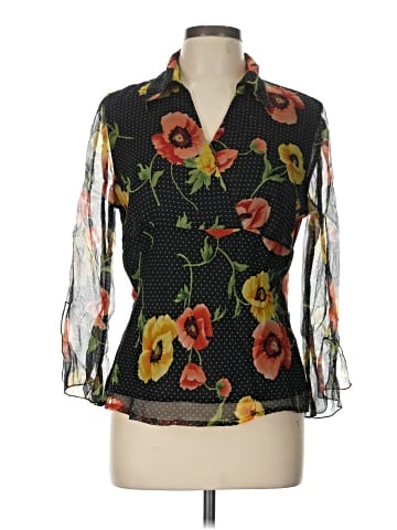Worthington 3/4 Sleeve Blouse (view 1)