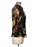 Worthington 100% Polyester Floral Black 3/4 Sleeve Blouse Size L - photo 4