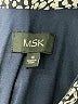 MSK Print Blue Casual Dress Size 10 - photo 4