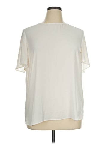 Ann Taylor Short Sleeve Blouse (view 1)