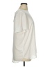 Ann Taylor 100% Polyester Ivory Short Sleeve Blouse Size XL - photo 4