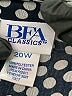BFA Classics 100% Polyester Polka Dots Blue 3/4 Sleeve Blouse Size 20 - photo 7