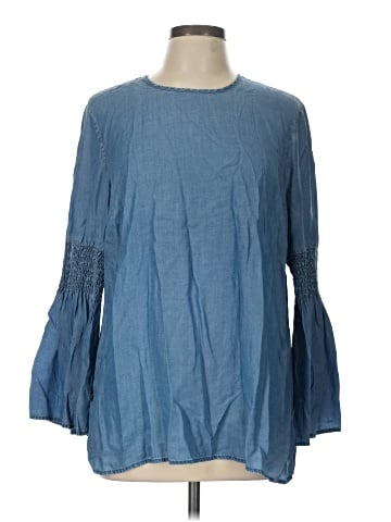 MICHAEL Michael Kors Long Sleeve Blouse (view 1)