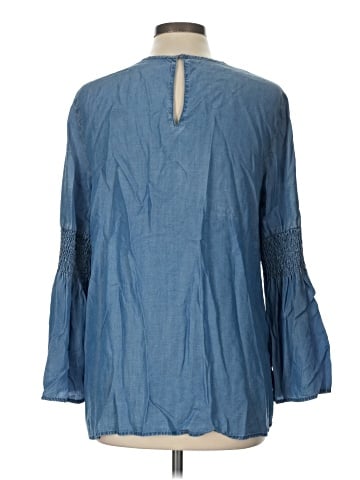 MICHAEL Michael Kors Long Sleeve Blouse (view 2)