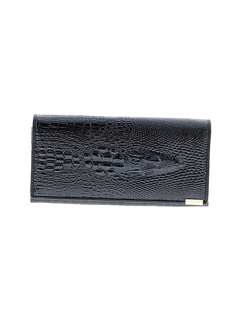 Pre-owned Assorted Brands Leather Wallet In Black