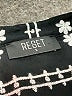 Reset Print Black Casual Dress Size S - photo 7