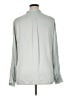Vince. Silver Long Sleeve Silk Top Size XL - photo 2