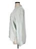 Vince. Silver Long Sleeve Silk Top Size XL - photo 5