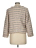 Ann Taylor 100% Polyester Tweed Gold Blazer Size 6 Petite - photo 2