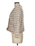 Ann Taylor 100% Polyester Tweed Gold Blazer Size 6 Petite - photo 5