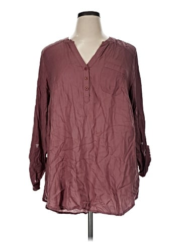 Torrid 3/4 Sleeve Blouse (view 1)