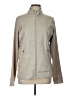 Anika 100% Polyester Solid Tan Track Jacket Size L - photo 1