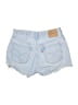 Levi's 100% Cotton Blue Denim Shorts Size 28 waist - photo 2