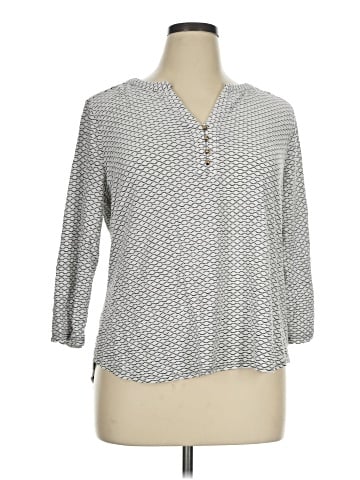Dana Buchman 3/4 Sleeve Blouse (view 1)