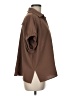 Entro 100% Polyester Brown Short Sleeve Blouse Size M - photo 4