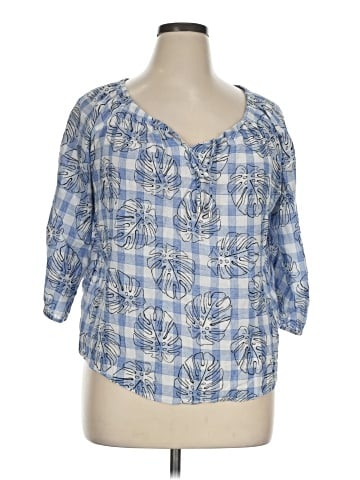 Rafaella 3/4 Sleeve Blouse (view 1)