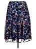 Talbots Outlet 100% Polyester Print Blue Casual Skirt Size 16 Petite - photo 2