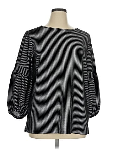 Max Studio 3/4 Sleeve Blouse (view 1)