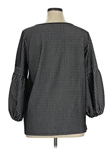 Max Studio 3/4 Sleeve Blouse (view 2)