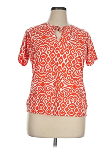 Jones New York Sport Short Sleeve Blouse (view 1)
