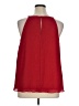 Ann Taylor LOFT Outlet 100% Polyester Red Sleeveless Blouse Size XL - photo 2
