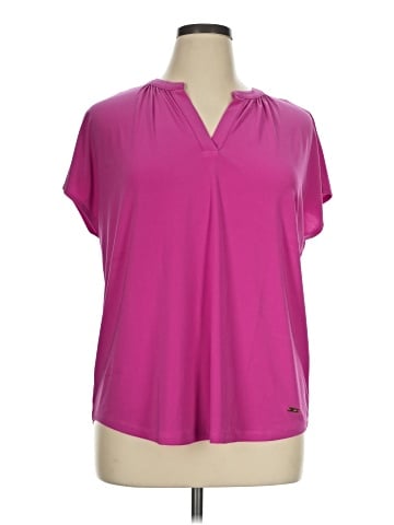 Jones New York Short Sleeve Blouse (view 1)