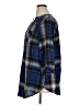 Torrid Plaid Blue 3/4 Sleeve Button-Down Shirt Size 1X Plus (1) - photo 5