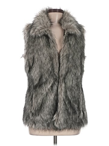 White House Black Market Faux Fur Vest (view 1)