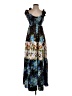 Unbranded 100% Polyester Blue Black Casual Dress Size S - photo 1