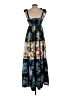 Unbranded 100% Polyester Blue Black Casual Dress Size S - photo 2