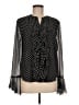 Joie 100% Polyester Polka Dots Black Long Sleeve Blouse Size M - photo 1