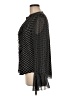 Joie 100% Polyester Polka Dots Black Long Sleeve Blouse Size M - photo 5