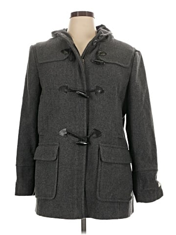 St. John's Bay Wool Coat (view 1)