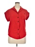 Love 100% Polyester Red Short Sleeve Blouse Size 1X - photo 1