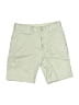 Crewcuts Solid Green Khaki Shorts Size 6 - photo 1