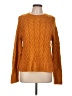 Lucky Brand Solid Orange Pullover Sweater Size L - photo 1