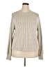 Lush Metallic Tan Pullover Sweater Size XXL - photo 1