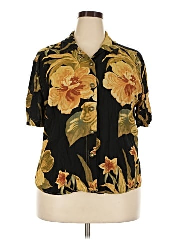 Carole Little Short Sleeve Blouse (view 1)
