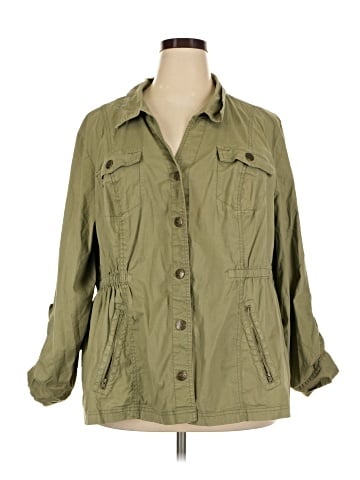 DressBarn 3/4 Sleeve Button-Down Shirt (view 1)