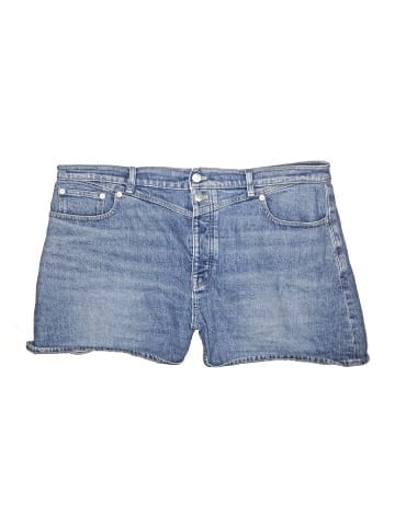 Madewell The Mid-Length Momjean Short in Juneau Wash: Yoke Edition (view 1)