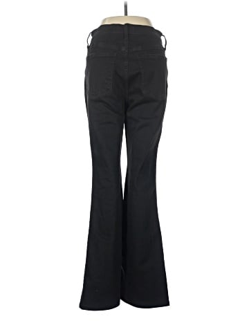 Madewell Skinny Flare Jeans in Black Frost Wash (view 2)