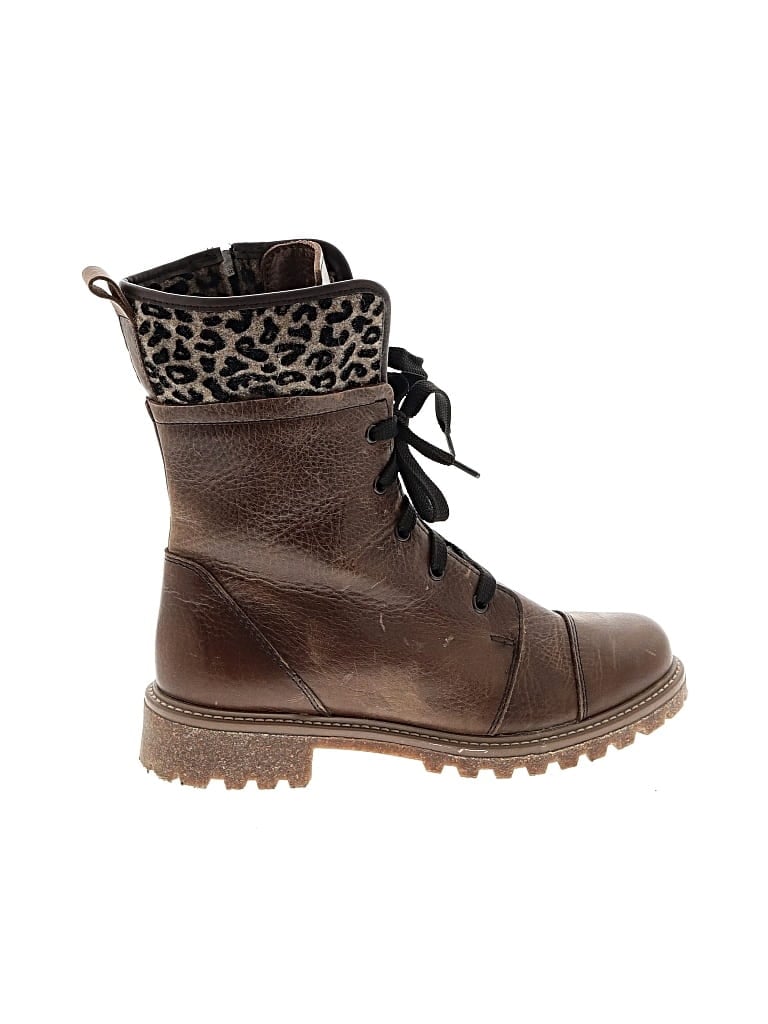 Pre-owned Assorted Brands Boots In Brown
