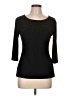Chetta B Black 3/4 Sleeve Top Size 10 - photo 1
