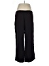 Eileen Fisher Solid Black Purple Active Pants Size L - photo 2