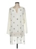 Alfani 100% Polyester Ivory Long Sleeve Blouse Size M - photo 1