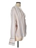 Trouve 100% Polyester Gray Long Sleeve Blouse Size L - photo 4
