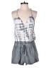 Mustard Seed 100% Rayon Tie-dye Gray Romper Size S - photo 1